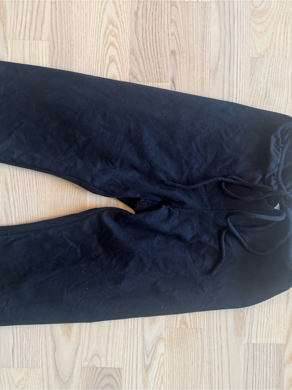 Princess Polly Black Drawstring Capris